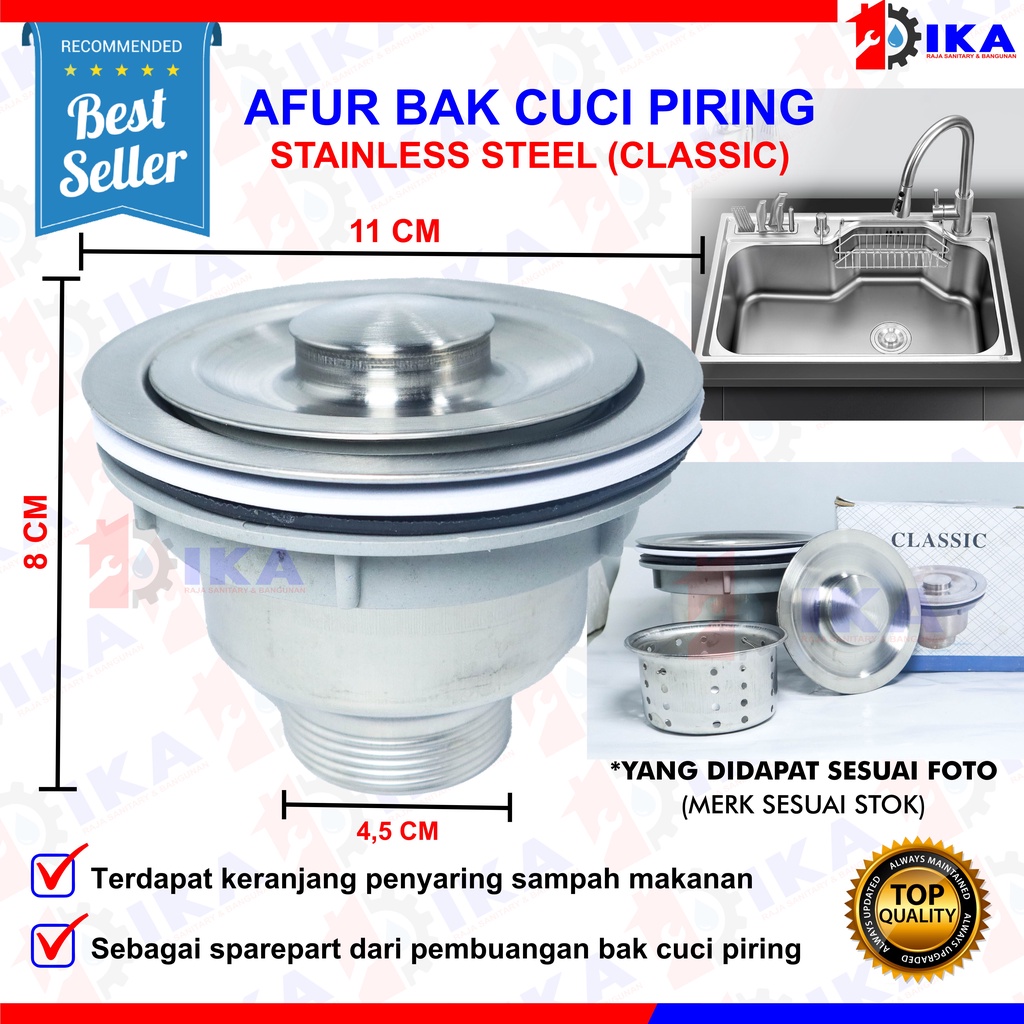 AFUR BAK CUCI PIRING STAINLESS/AFUR KERANJANG BAGUS/AFUR CUCI PIRING SUS 304 ASLI TAHAN KARAT KOROSI TERMURAH SUPER PAKET KOMPLIT BAK WASTAFEL