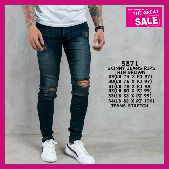 98Y8Yi8- Celana Jeans Pria/Skinny Jeans Pria/Ripped Jeans Pria/Soft Jeans Pria R5Et5E-