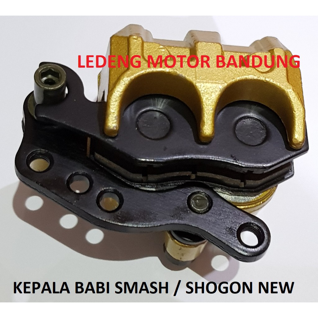 Kaliper Kepala Babi Smash Shogun-New Master Rem Bawah Assy Lokal