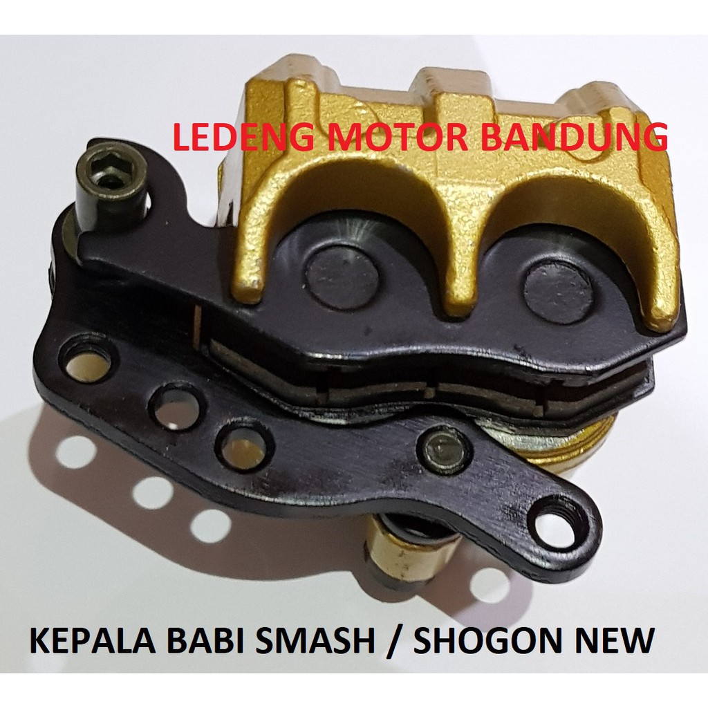 Kaliper Kepala Babi Smash Shogun-New Master Rem Bawah Assy Lokal