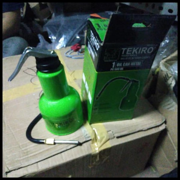 TEKIRO OIL CAN METAL AU-OC1414 Tekiro POMPA OLI BOTOL 500 ml Metal Case - Oil Can TEKIRO