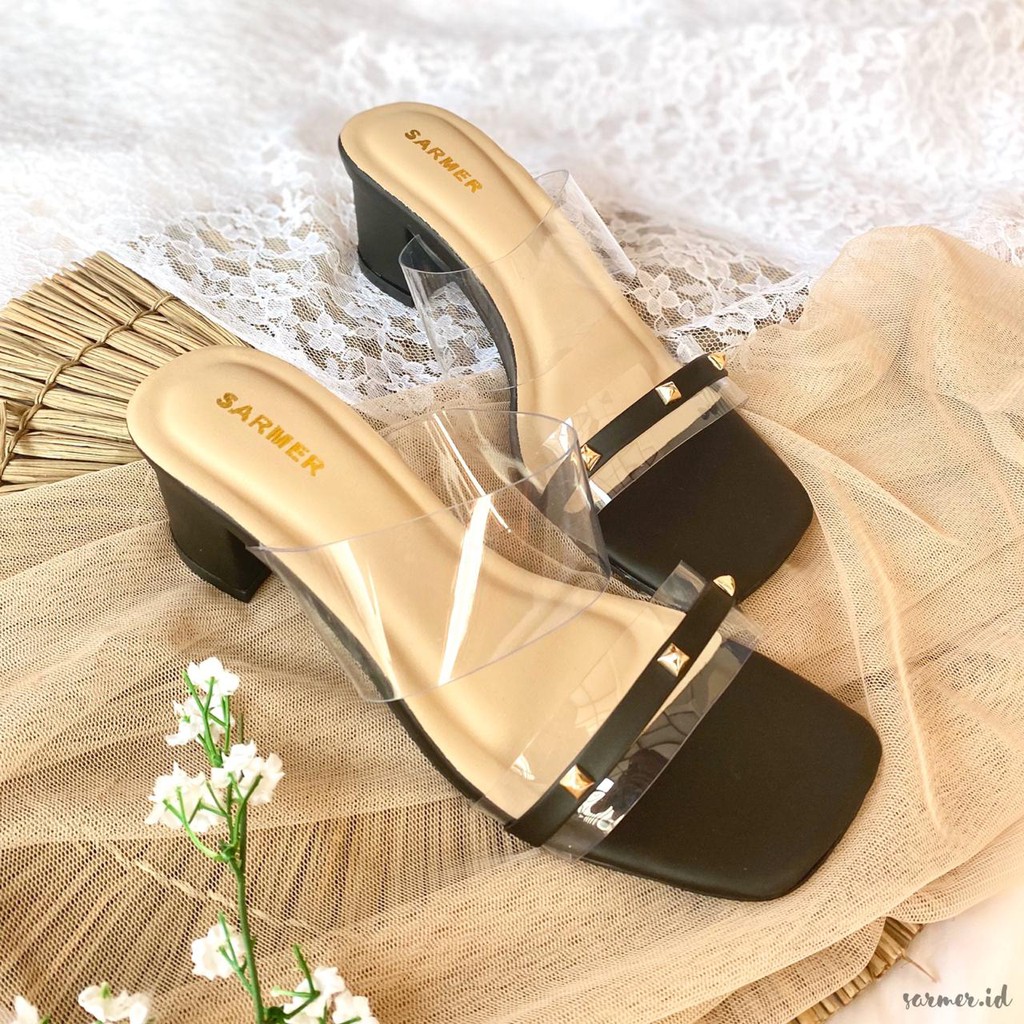 SARMER - VENNA HEELS BLACK