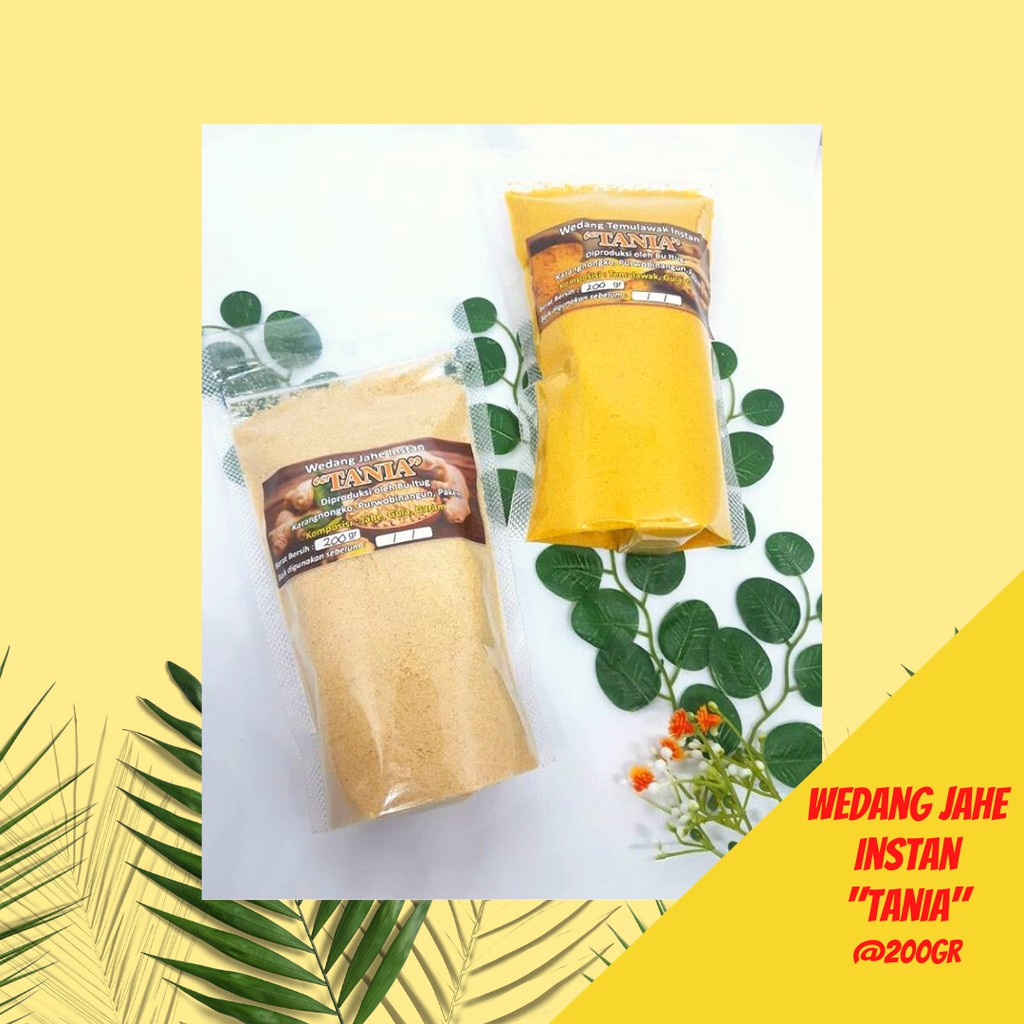 

Wedang Jahe Bubuk Instan TANIA Kaya Khasiat dan Menyehatkan 200gr