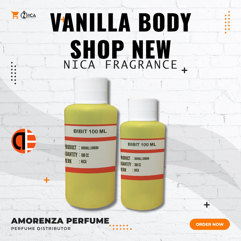 BIBIT PARFUM MURNI VAN1LLA B0DY SH0P NEW VARIASI 100 ML &amp; 250 ML - VANILLY NICA FRAGRANCE