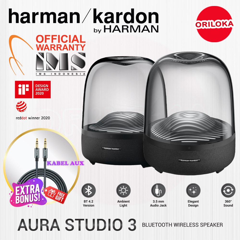 Speaker Aura Studio 3 Harman Kardon - Garansi Resmi