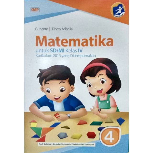 Buku Matematika Sd Mi Kelas 4 Kurikulum 2013 Penerbit Gap Shopee Indonesia