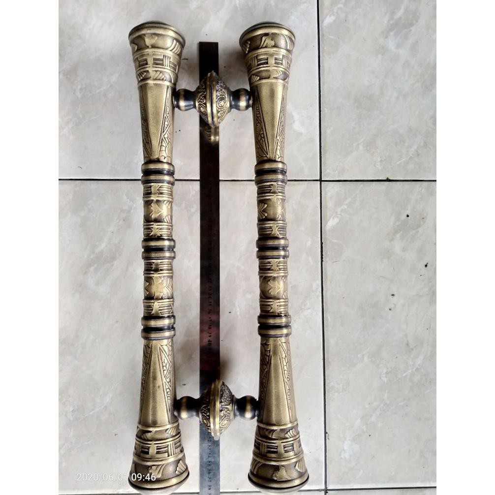 Handle pintu rumah - Tarikan pintu rumah motif godo senter 57cm Terbaik