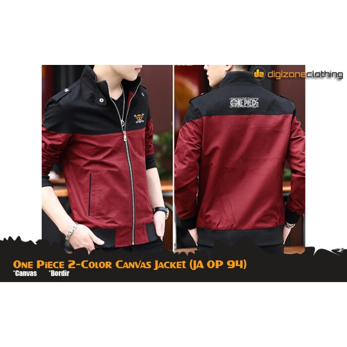 Jaket Anime One Piece Maroon Jacket (JA OP 94)