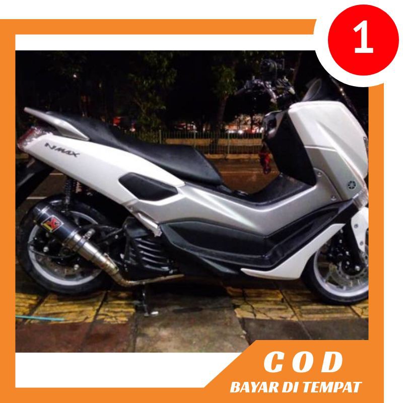 Knalpot Racing Akrapovic Gp M1 Fullsystem NMAX/AEROX/VARIO/BEAT/MIO DLL
