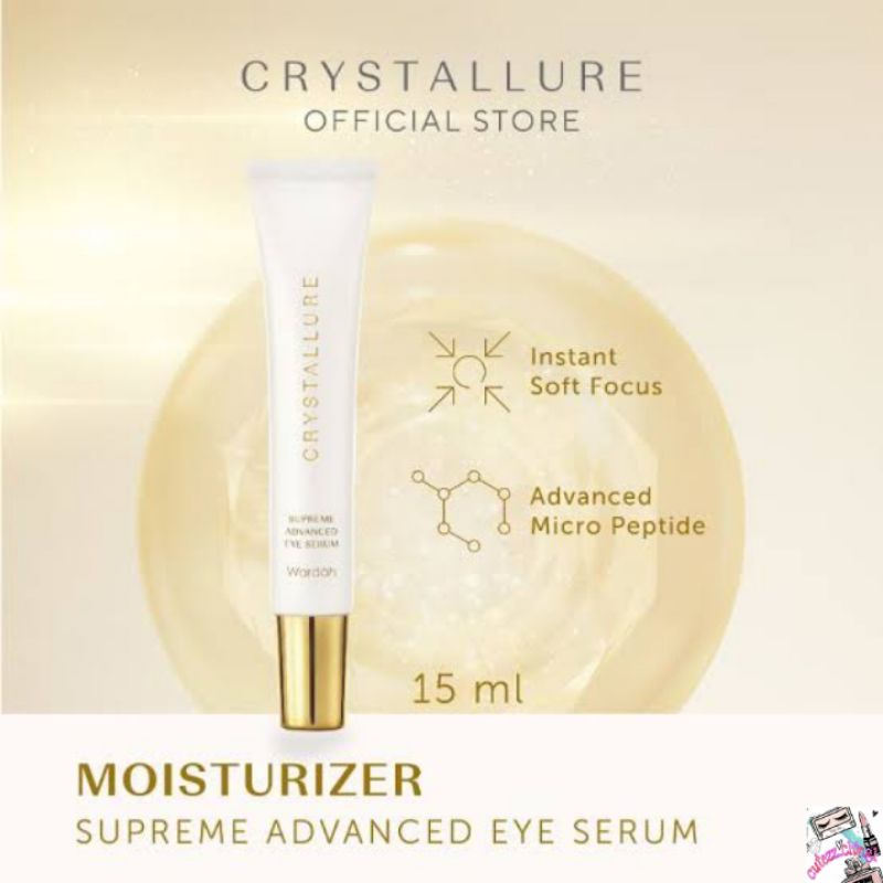 ☃Cutezz_Ching1☃Wardah Crystallure Supreme Advanced Eye Serum 15ml