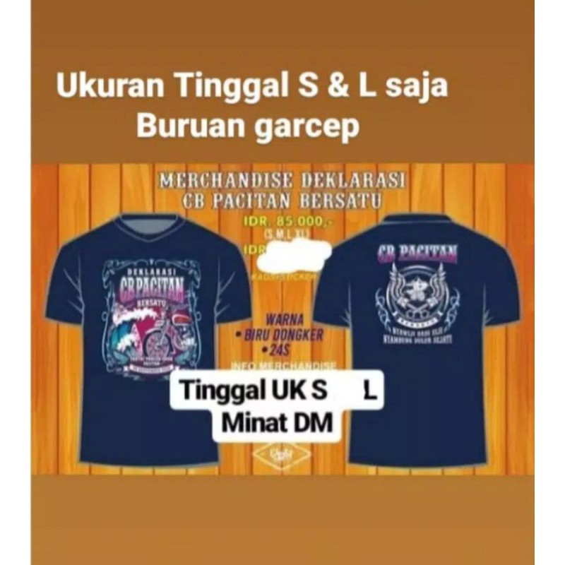 Kaos Deklarasi CB Pacitan Bersatu