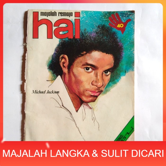 Majalah HAI No.40 Nov 1983 Cover MICHAEL JACKSON Langka