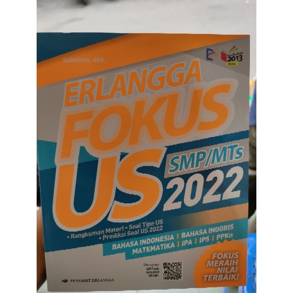 Erlangga Fokus US SMP MTs 2022