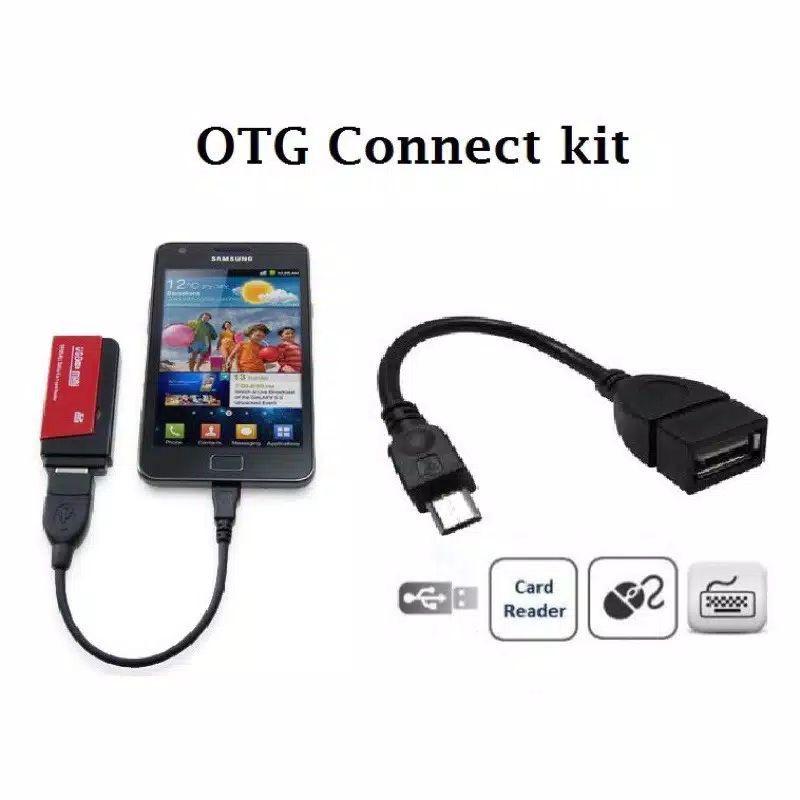 KABEL OTG V8 MICRO USB LUNA VV81/OTG KABEL ON THE GO CONNECT KIT V8