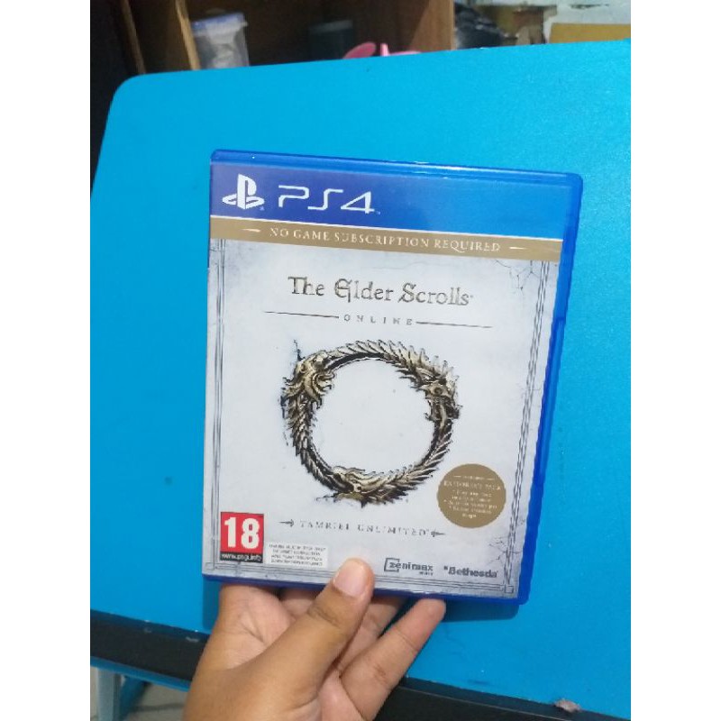 bd dvd kaset game ps4 the elder scrolls (bekas)