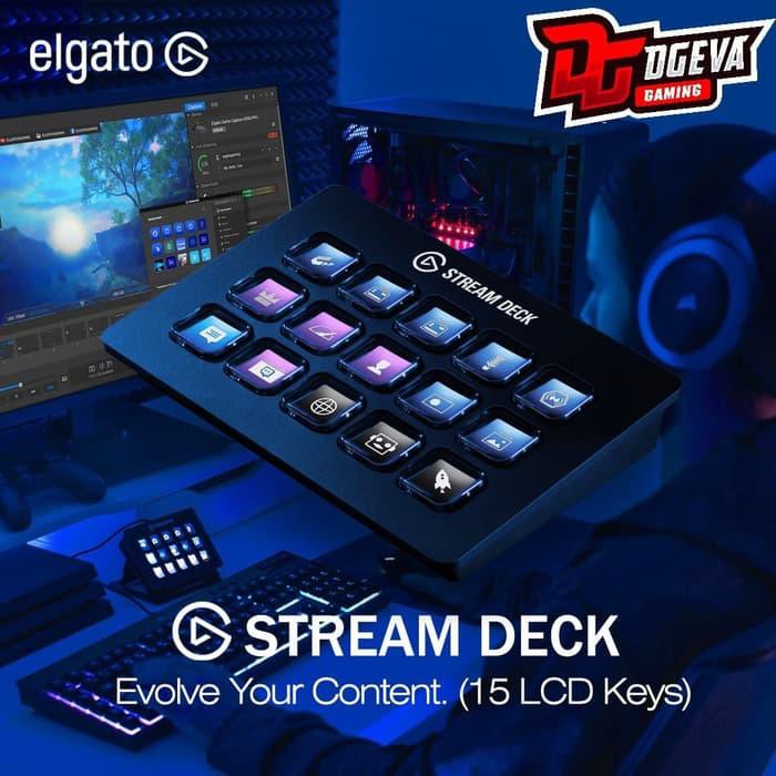 Aksesoris Game Elgato Stream Deck 15 Lcd Keys Live Controller Garansi Resmi Murah Shopee Indonesia