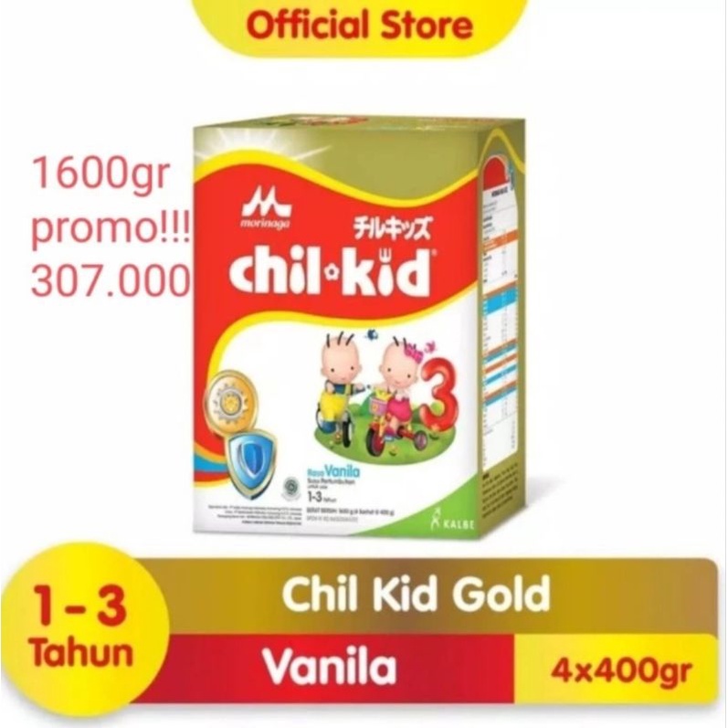 

Morinaga Chil Kid Gold 1600gr - Vanila