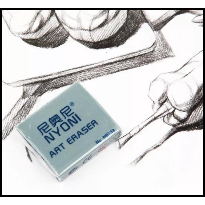 

Nyoni Kneadable Eraser / Penghapus Pensil Charcoal Pastel
