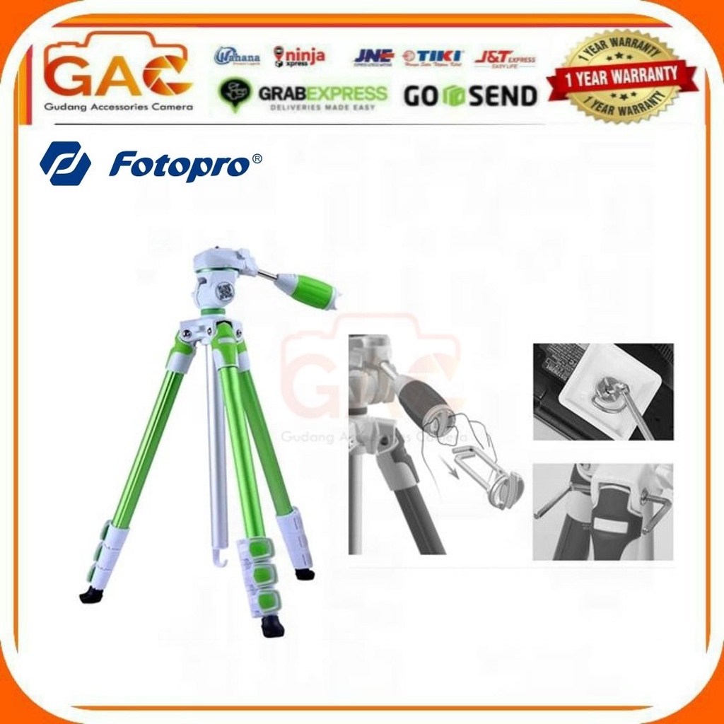 Fotopro S3 Tripod - Green