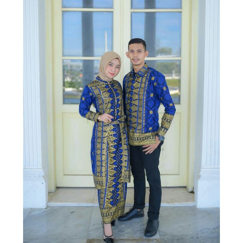 baju kondangan  songket Palembang