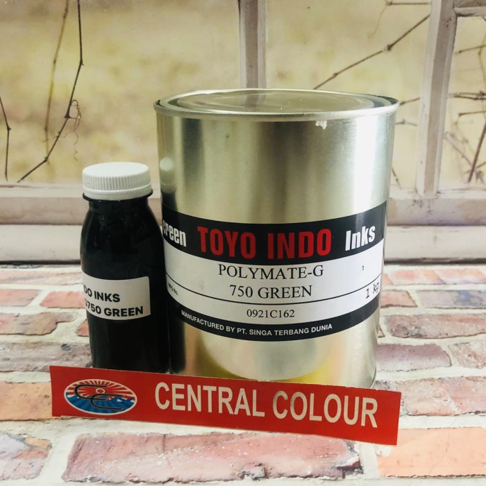 

Trendi Tinta Toyo Polymate-G 750 Green Tinta Sablon Plastik - 100Gr Limited
