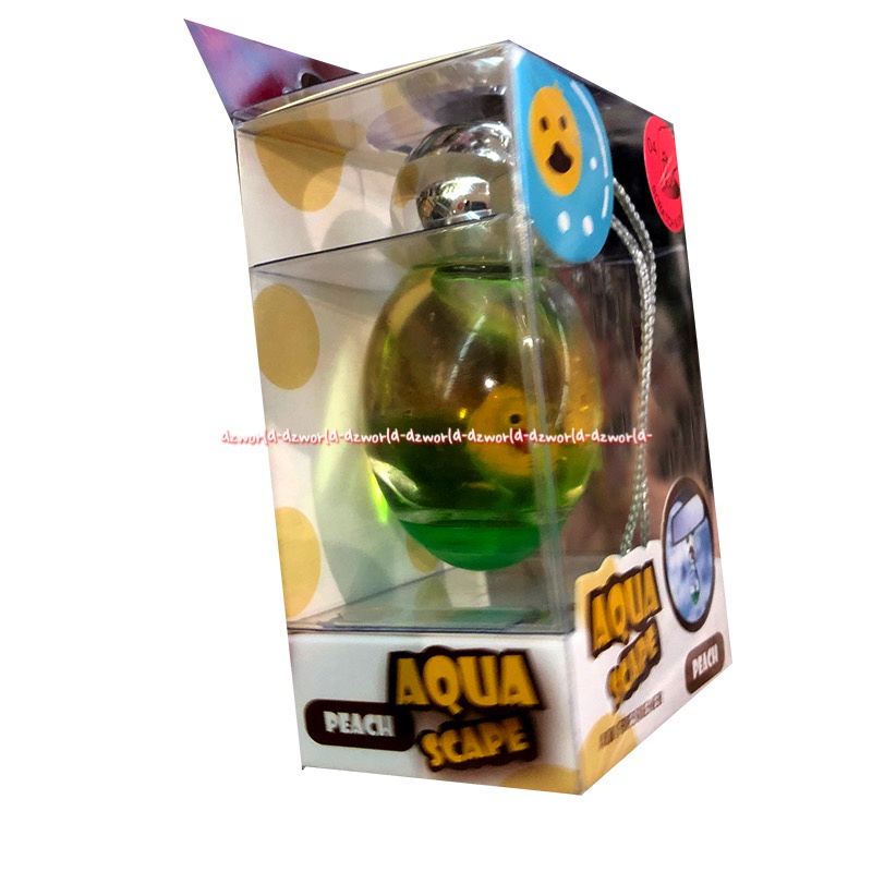 Aqua Scape Air Freshener Orange Grapefruit Pewangi Mobil Model Aquarium Bening Transparan Lucu Unik