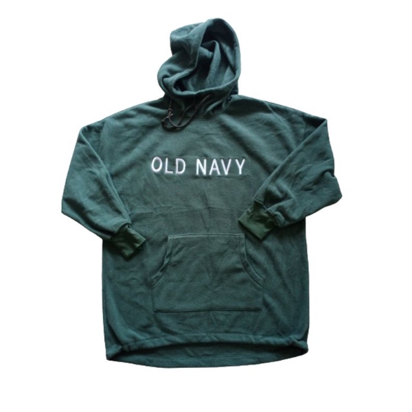 HOODIE Old Navy Funnel Neck Green