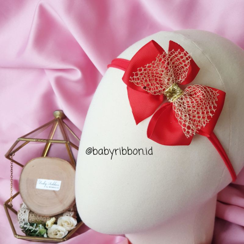 HB804 GOLD Headband Baby,Headband bayi,Headband anak,bandana bayi,bandana anak,bando bayi,bando anak