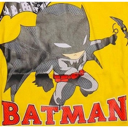 kaos atasan anak batman kuning laki-laki usia 1-9 tahun / baju kaos anak laki-laki