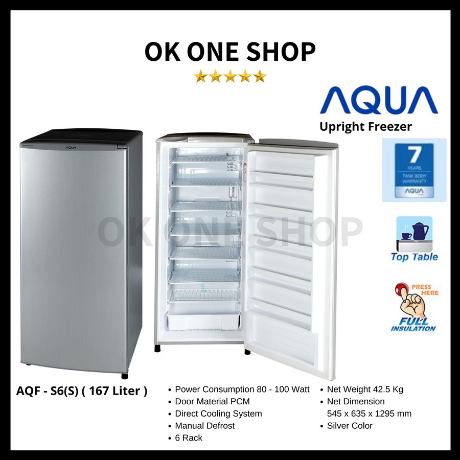 Aqua Freezer 6 rack AQF-S6 [Luar Kota]