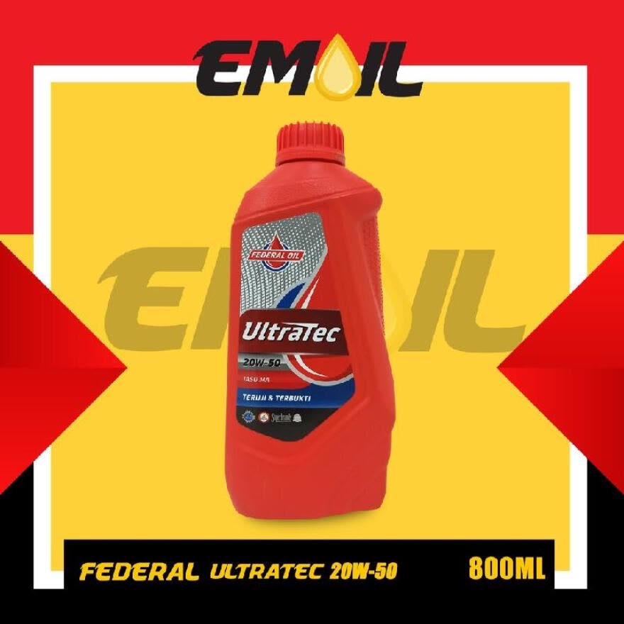 OLI FEDERAL OIL ULTRATEC SAE 20W-50 JASO MA API SG ISI 800 ml