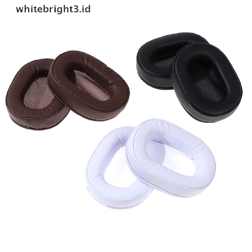 (whitebright3.id) 1 Pasang Busa Headphone Pengganti Untuk ATH-MSR7 M50X M40X SX1