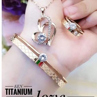 TiTanium set perhiasan wanita R21