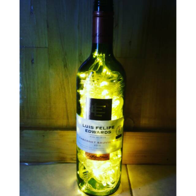 Lampu botol wine import