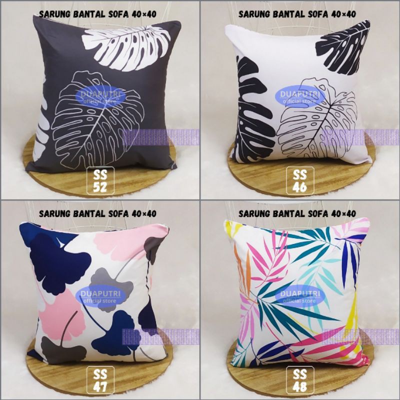 SARUNG BANTAL SOFA 40×40 - SARUNG BANTAL SOFA [ sarung only ]