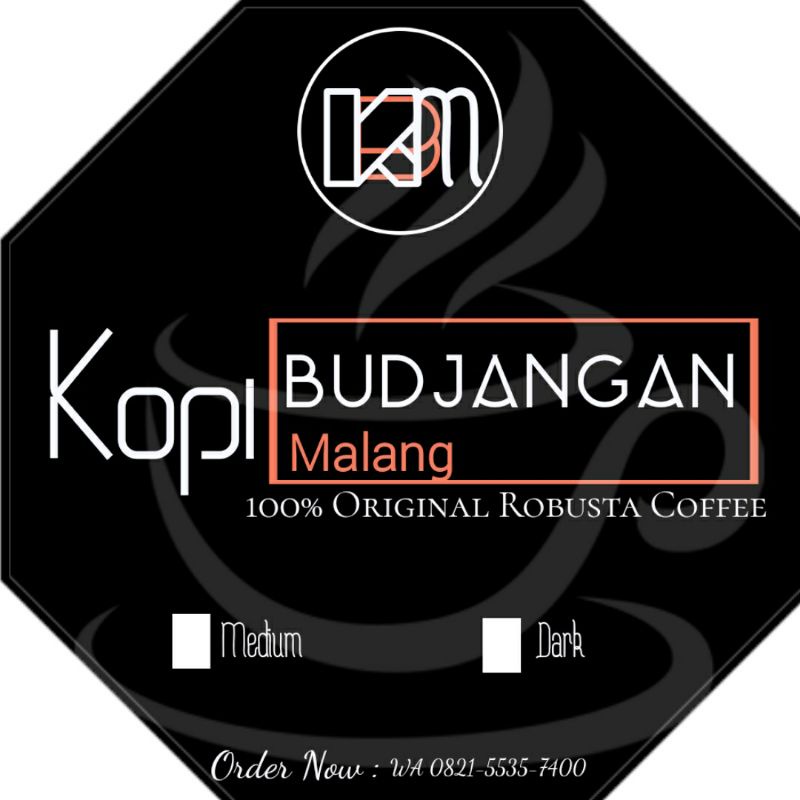 

Kopi Malang 100% kopi murni "Kopi Budjangan" - netto 250gr