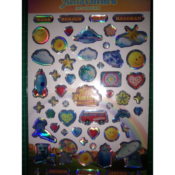Epoxy Sticker only NCT Dream Mark Renjun Jeno Haechan Jaemin Chenle Jisung