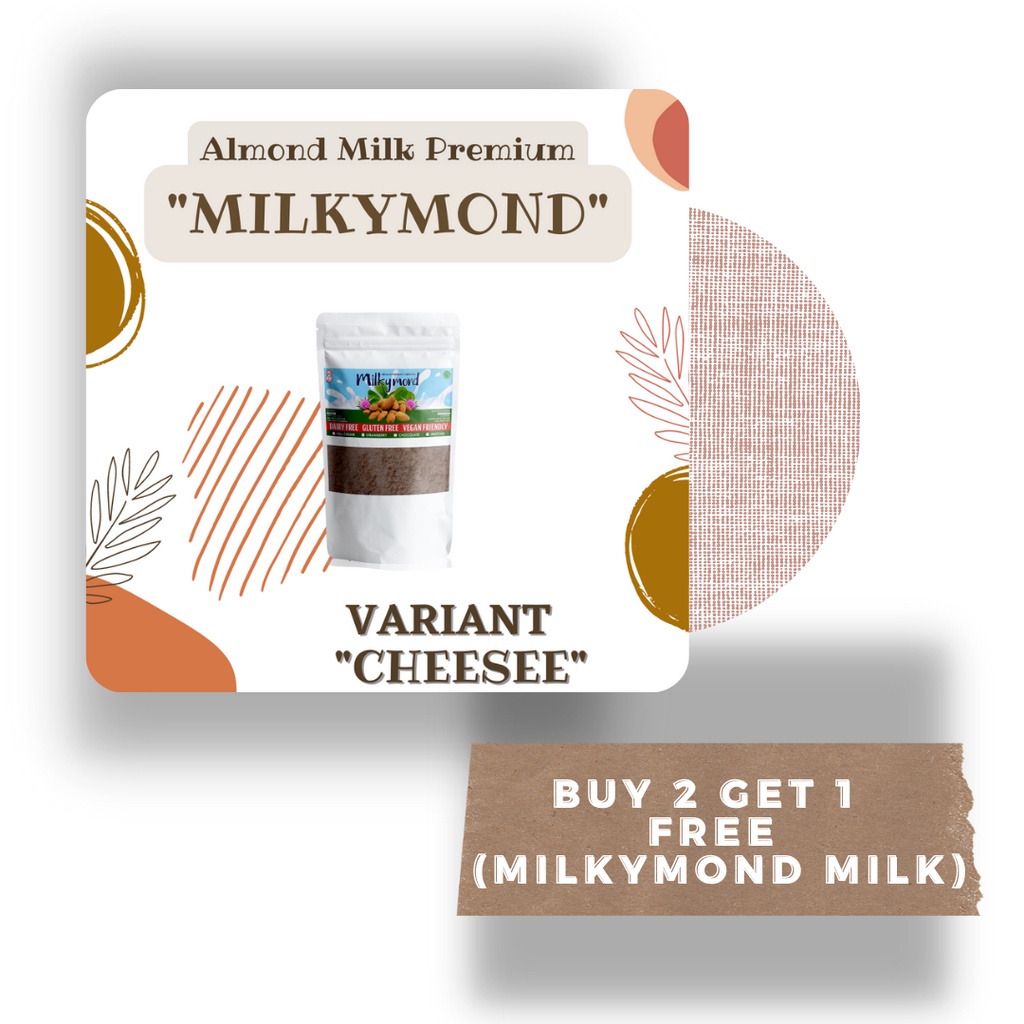 [BUY 2 GET 1 FREE] Susu Almond Premium MILKYMOND Milky Almond 180 Gram Variant 8 Rasa Cheese