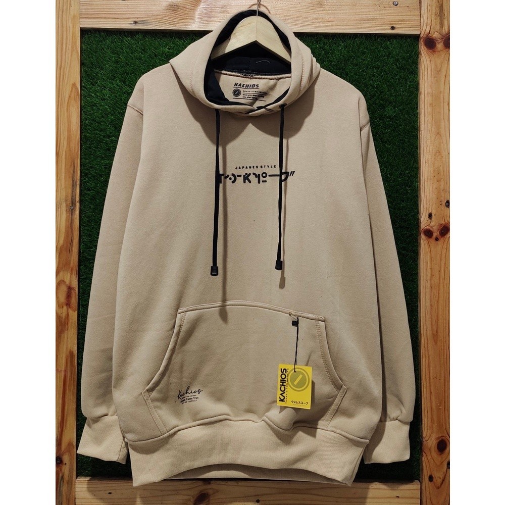 TALKING SWEATER ORIGINAL DISTRO/BAHAN COTTON TAIWAN/SWEATER HOODIE PRIA CREAM/KACHIOS ORIGINAL BANDUNG