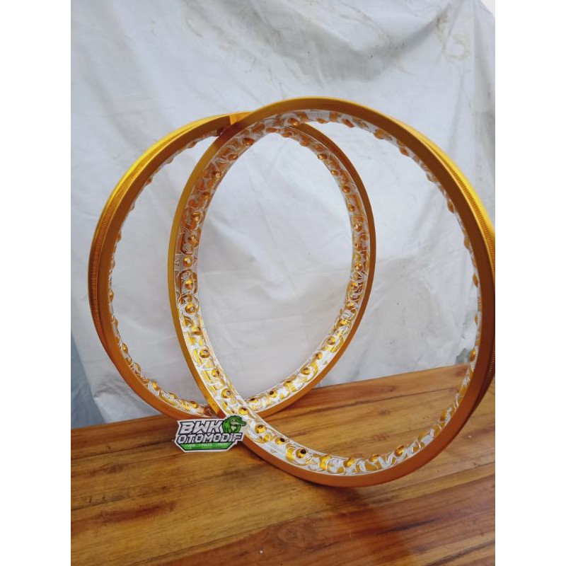 velg jinfei gold full ukir ring 17