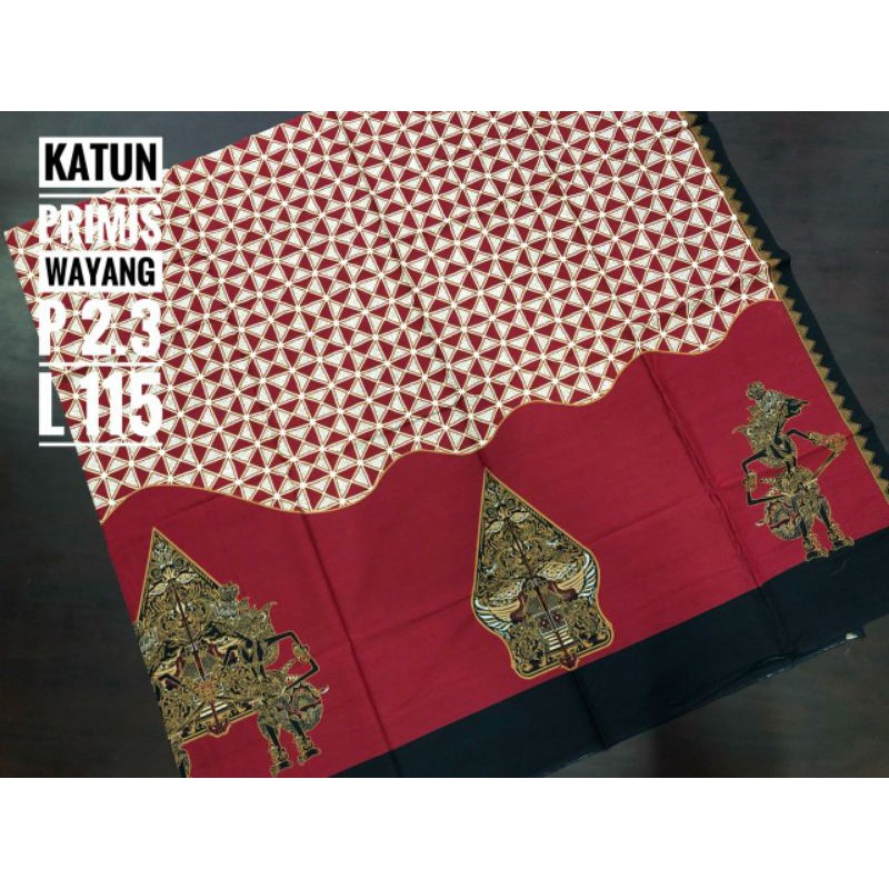 Kain batik solo cabut alusan gunungan wayang hadap