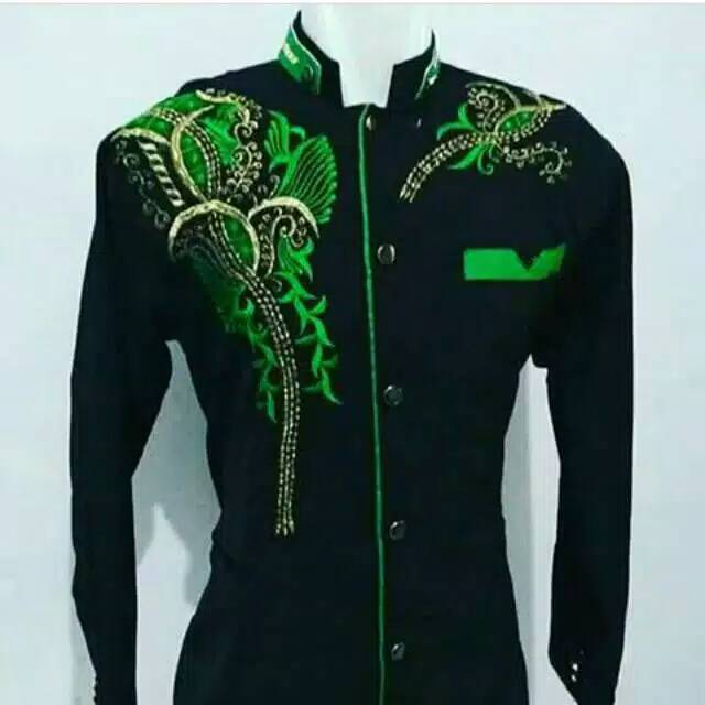 Jasko bordir list hijau