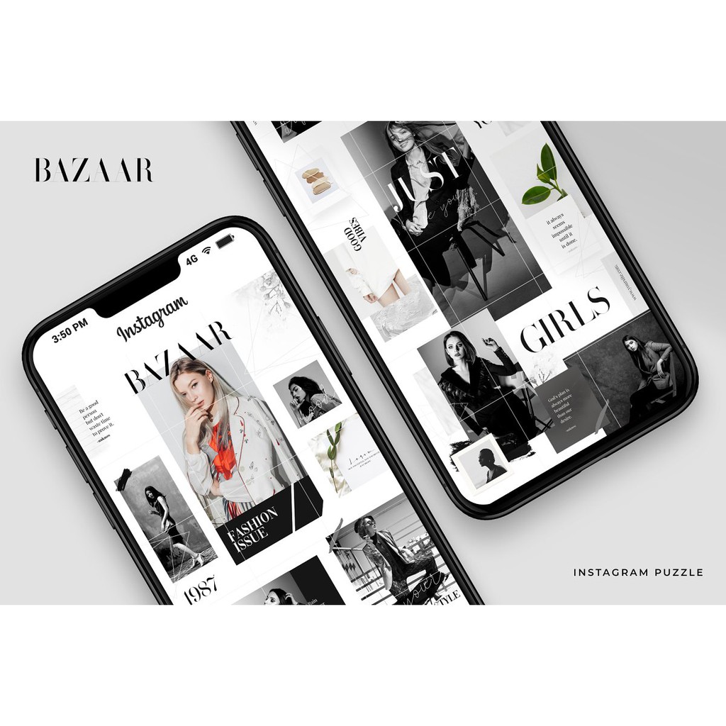 Instagram Puzzle Bazaar - Photoshop