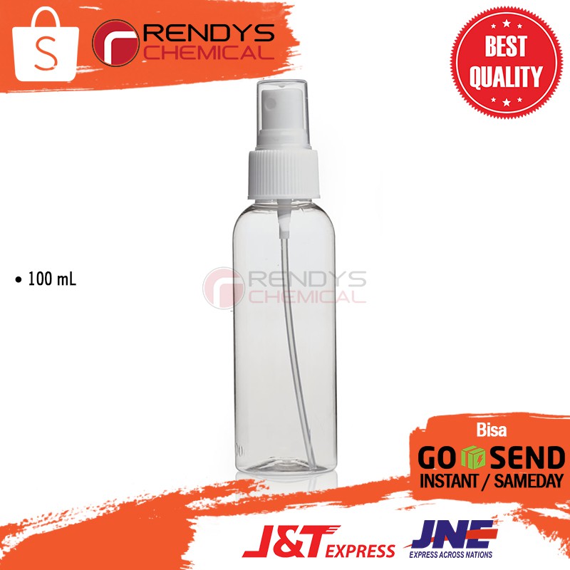 Botol Spray Bening 100mL / Spray Bottle Clear 100 mL