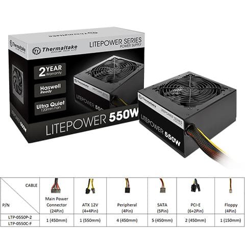 Thermaltake Lite Power 550W Power Supply