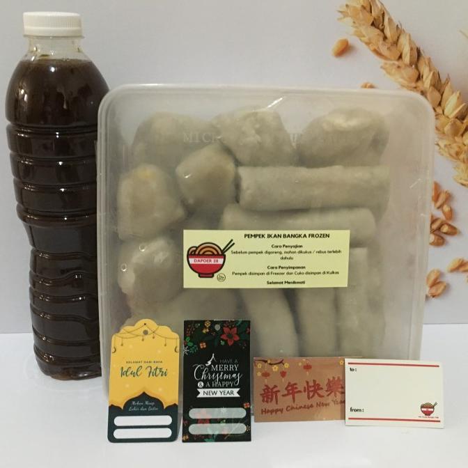 

BAYAR DITEMPAT Hampers Lebaran/Natal &Tahun Baru/Imlek/UlangTahun Pempek Frozen isi20 LIMITED