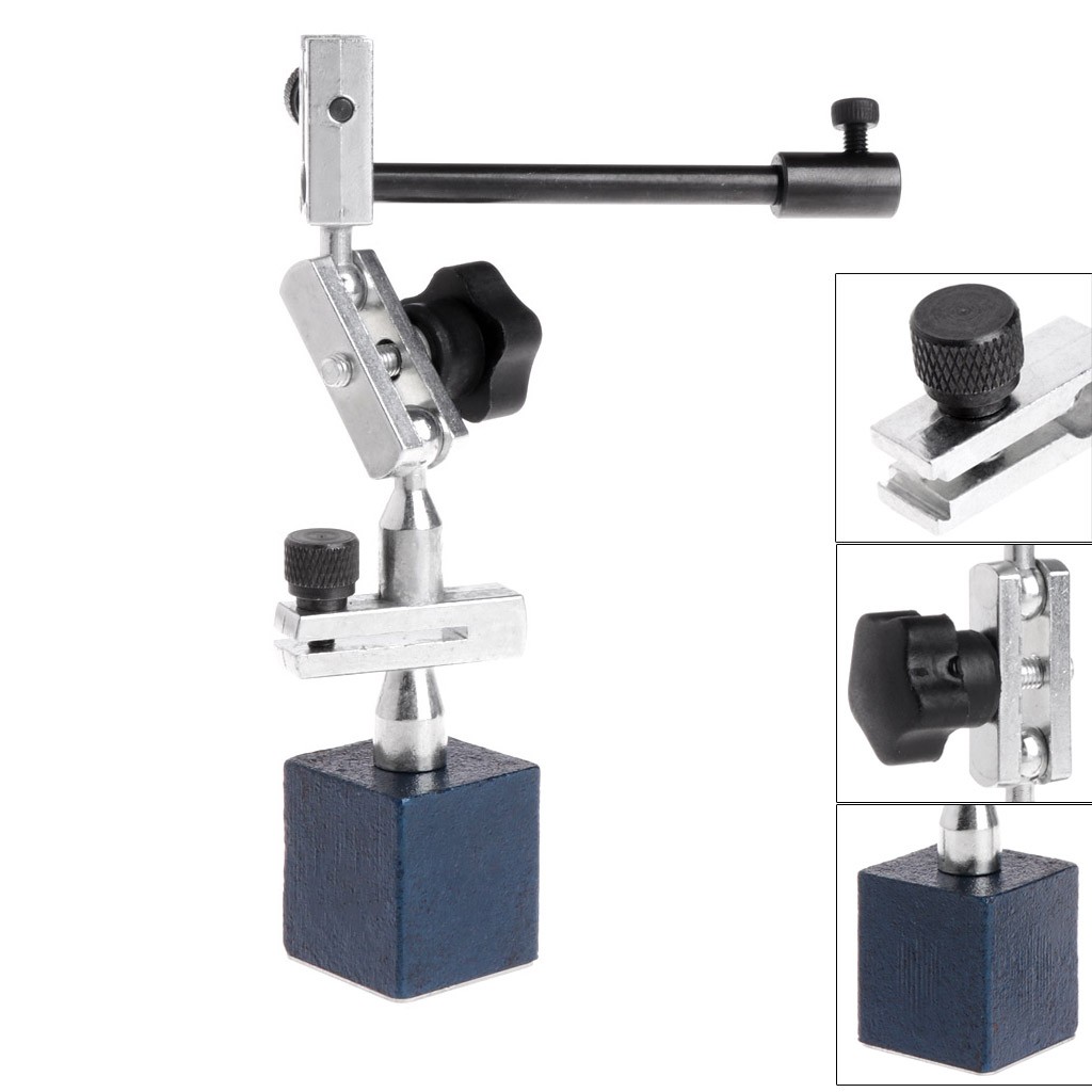 Dial Test Pengukur Ketinggian 215mm dengan Stand Base Holder Magnetik