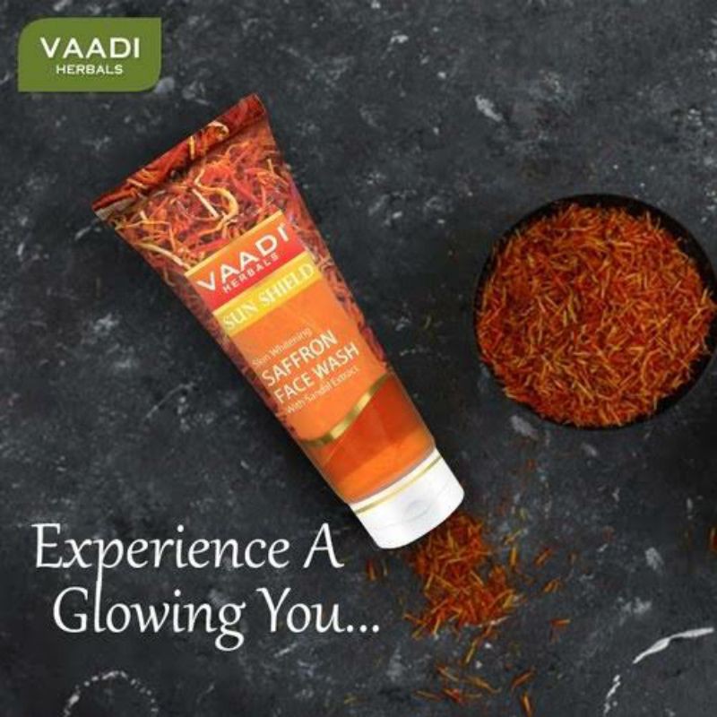 vaadi saffron face wash