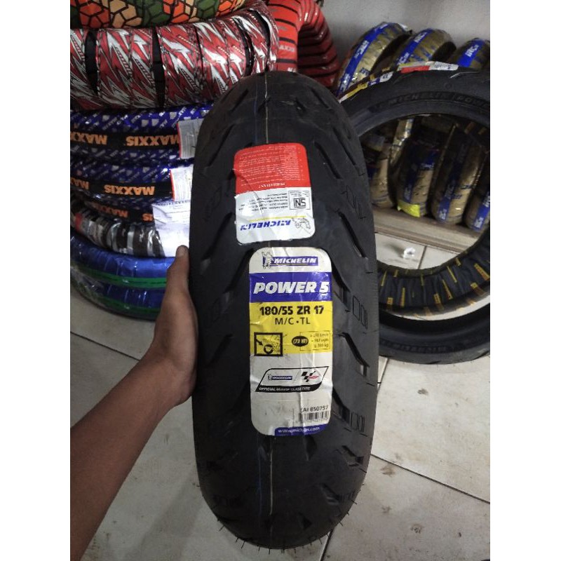 BAN MICHELIN POWER 5 180/55 ZR 17