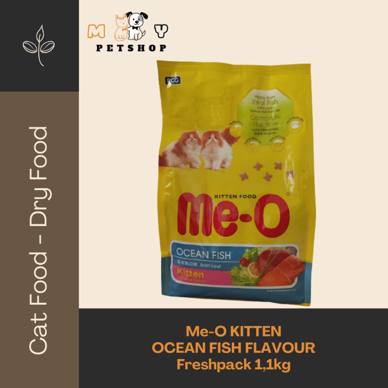 MEO KITTEN OCEAN FISH 1,1KG Makanan Kucing Kitten freshpack